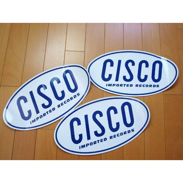 CISCO シスコ レコード 大 ステッカー レア！希少！3枚セットの通販 by