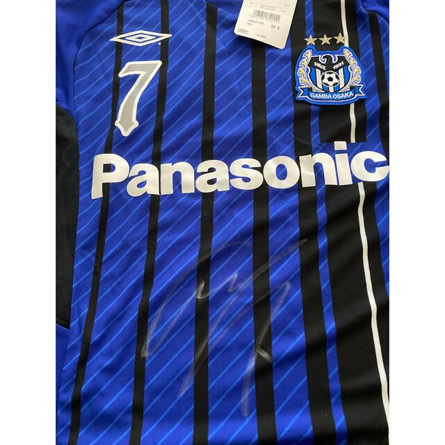 UMBRO - jリーグ ガンバ大阪 ユニフォーム 遠藤保仁 サイン入り 日本