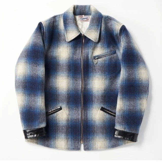 キムタク着サブカルチャーOMBRE CHECK WOOLSPORT JACKETの通販 by