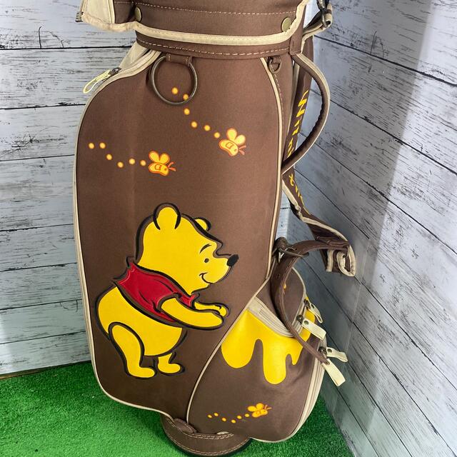 キャディバッグ 》プーさんキャディバッグ + アイアンカバーセットの