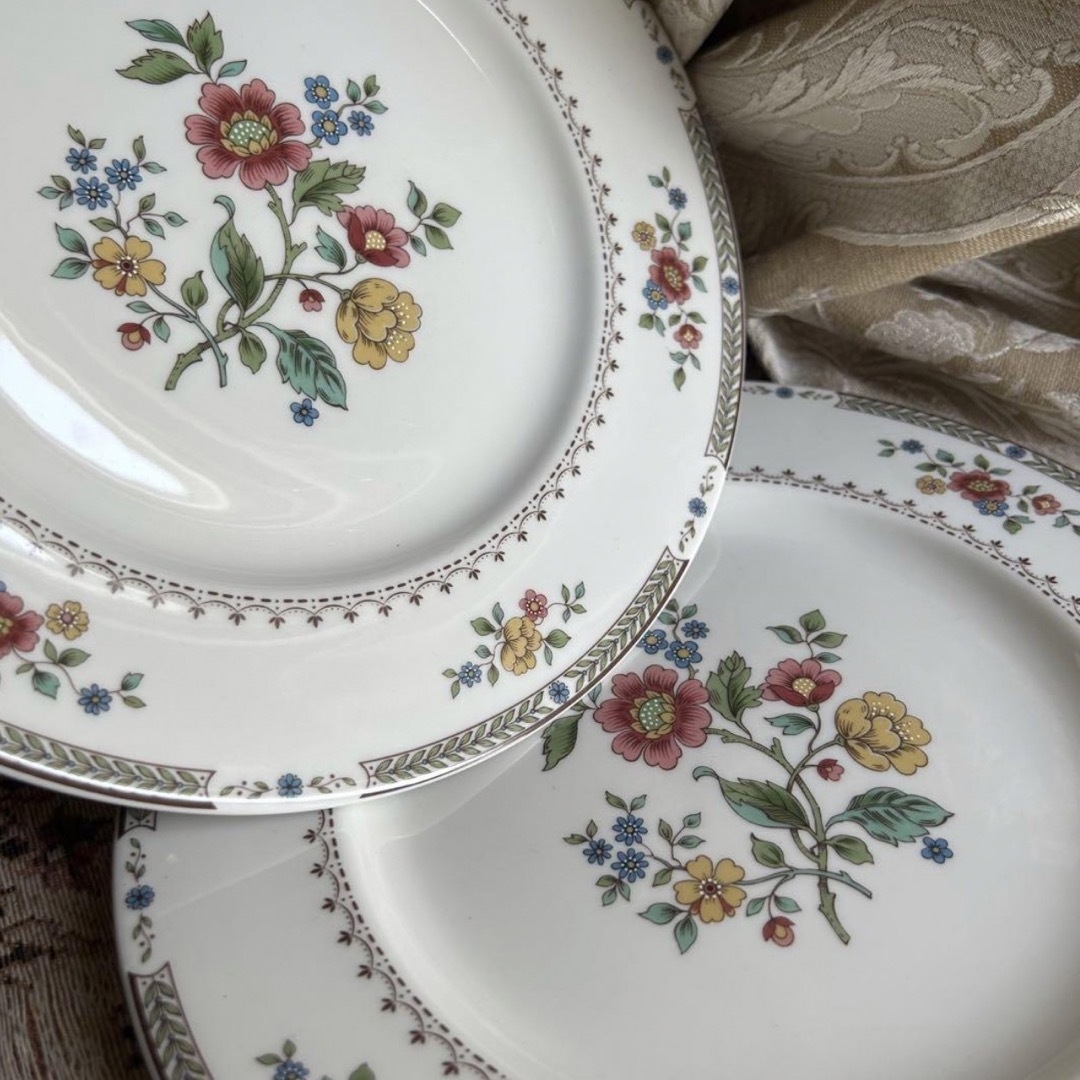 英国製RoyalDoulton KingsWood 時を纏うシノワズリディナー皿