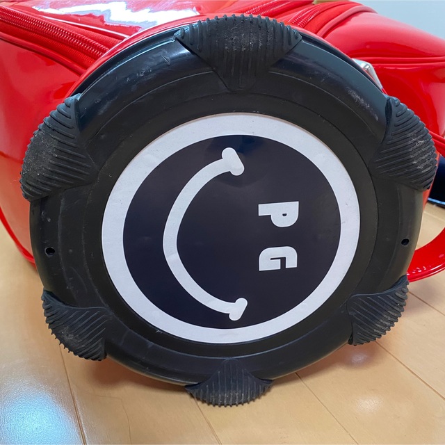 PEARLY GATES - PEARLY GATES エナメルキャディバッグ レッド 現行