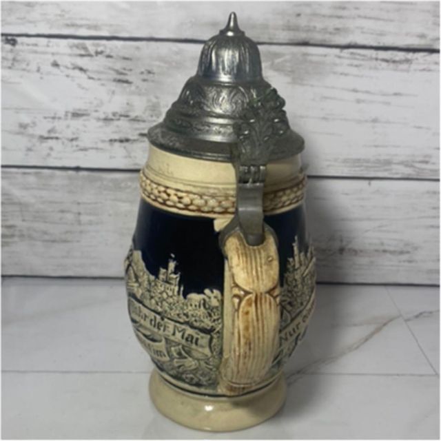 ビアマグ ビールジョッキ 陶器 蓋付き ドイツ製 蓋付 ドイツ