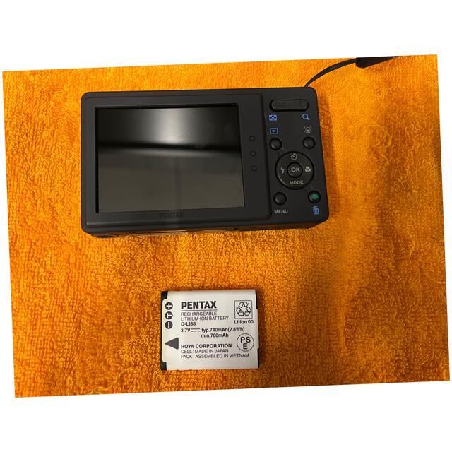 PENTAX - PENTAX OPTIO H90 オレンジ&シルバー 中古品の通販 by だ