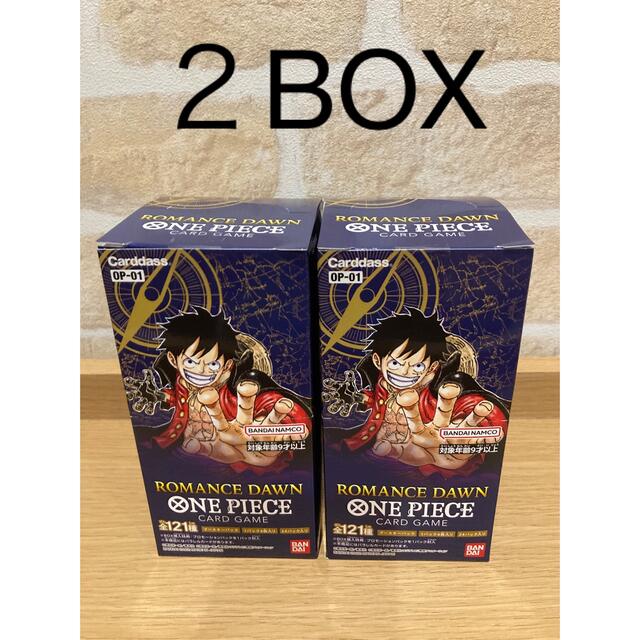 ワンピースカードゲーム 初版 廃盤 ロマンスドーン 未開封 カートン