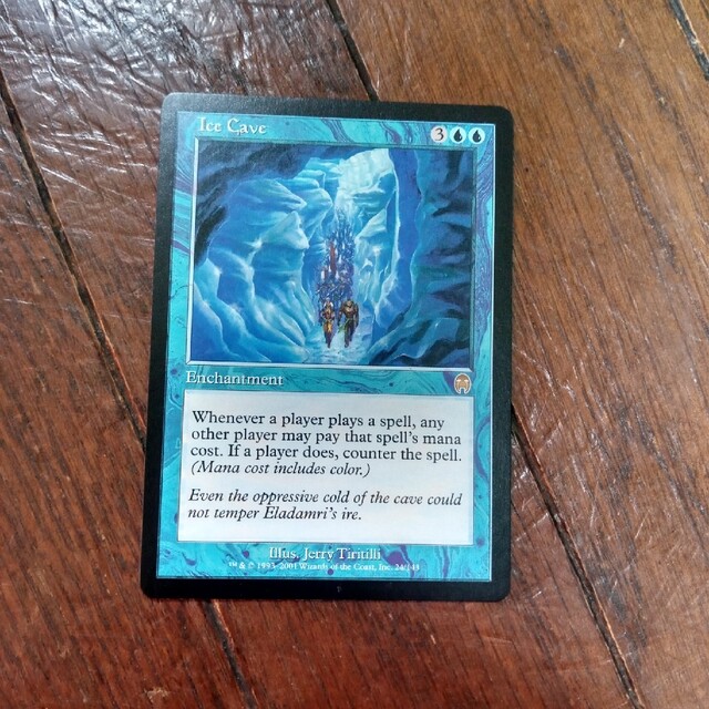 マジック：ザ・ギャザリング - ☆氷の洞窟 英語1枚の通販 by