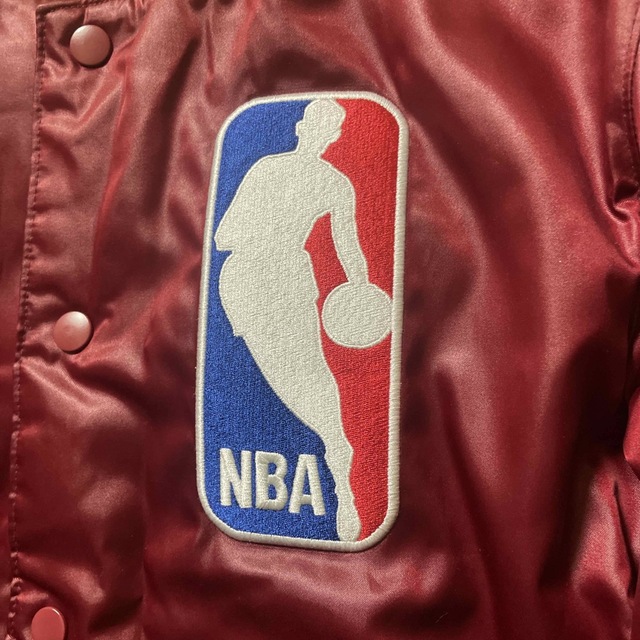 NIKE - NIKE NBA 公式 スカジャン ワッペン 刺繍 ワインレッド 赤