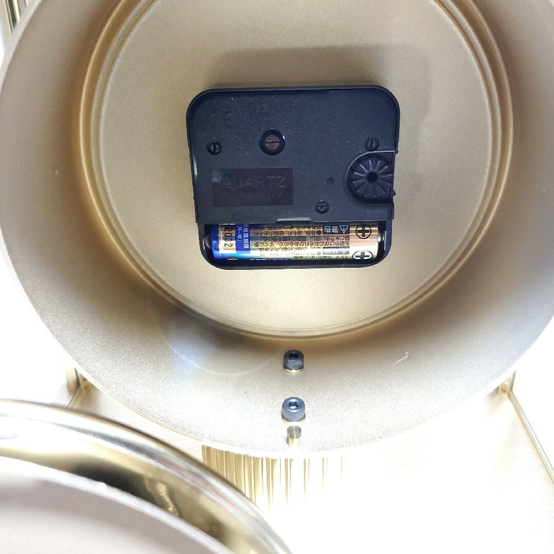 Horn Quartz GERMANY MOVE 置時計 金色 ゴールド お洒落の通販 by 大人