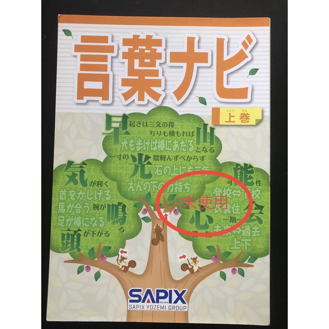 言葉ナビ 言葉ナビ 上巻 SAPIX 上下巻セット SAPIX 新 言葉ナビ 上巻