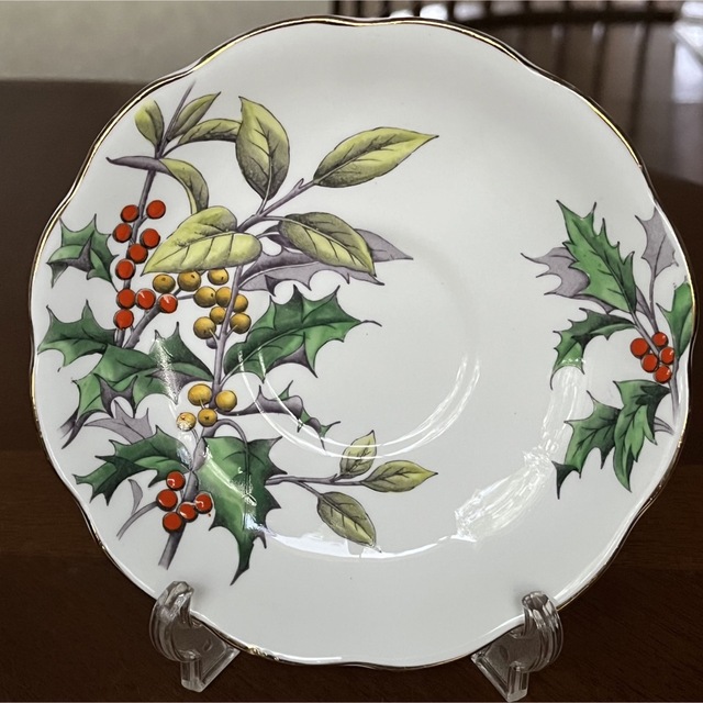 ROYAL ALBERT - 【英国ビンテージ】ロイヤルアルバート☆HOLLY☆ハンド