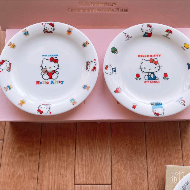 ハローキティ - ハローキティ 25周年記念プレート 5枚セットの通販 by