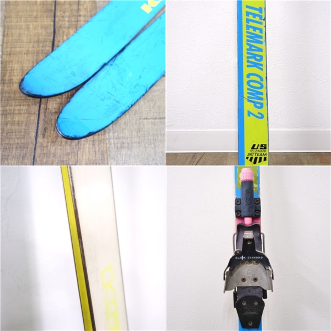カザマ KAZAMA テレマーク スキー TELEMARK COMP 2 207cm 53mm