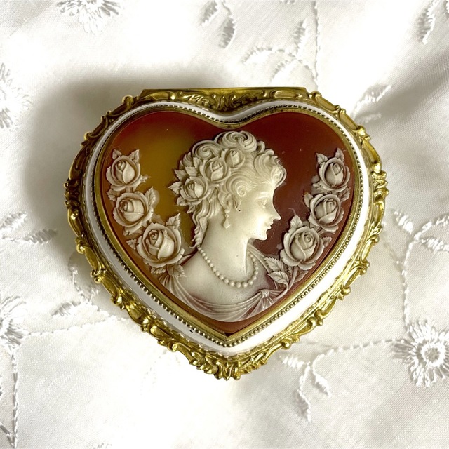 ◇ヴィンテージオルゴール ジュエリーボックス カメオ 世界に一つだけ