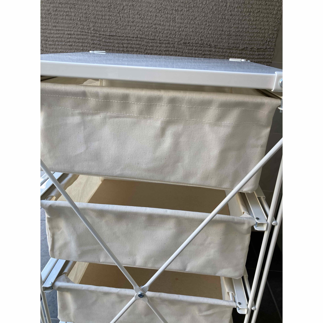 MUJI (無印良品) - 無印良品 スチール 収納 引き出し 帆布 ユニット