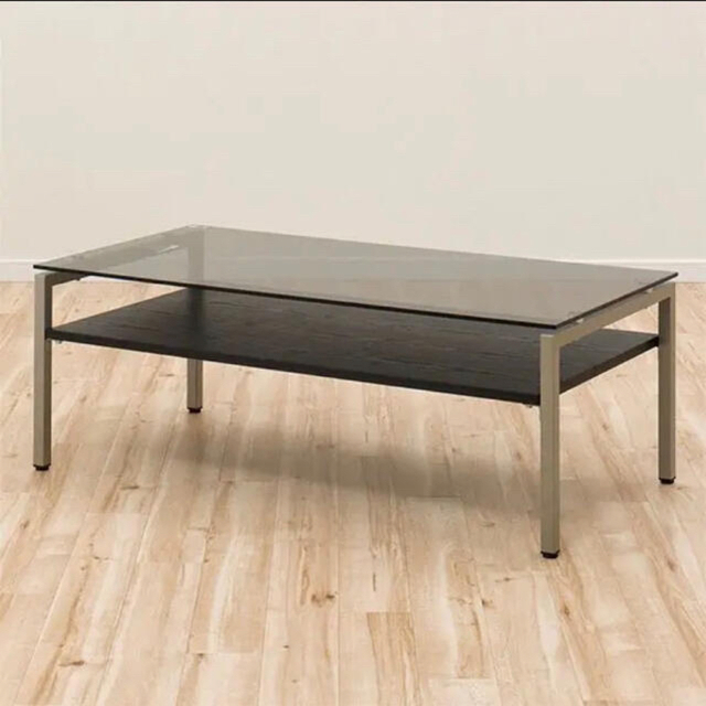 ニトリ - ☆格安☆ センターテーブル ローテーブル ブラック ガラス