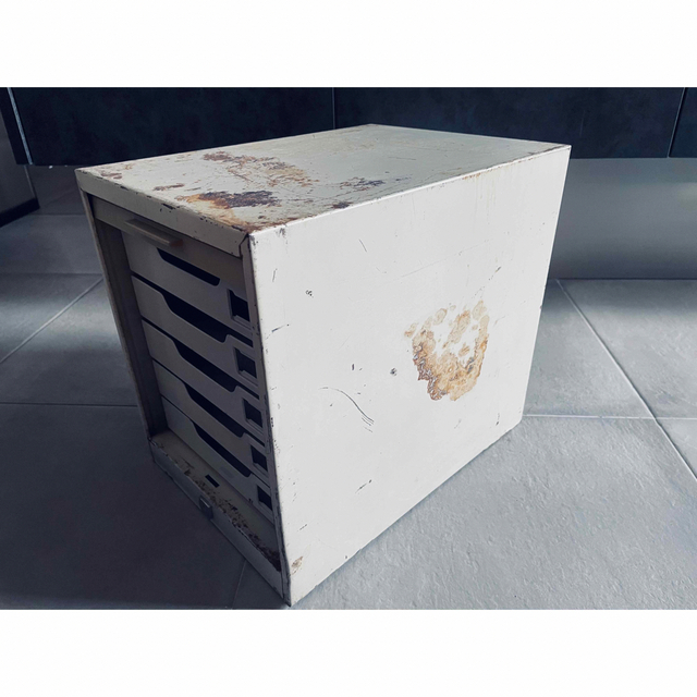 インダストリアル スチール レターケース ビンテージ 収納ケース