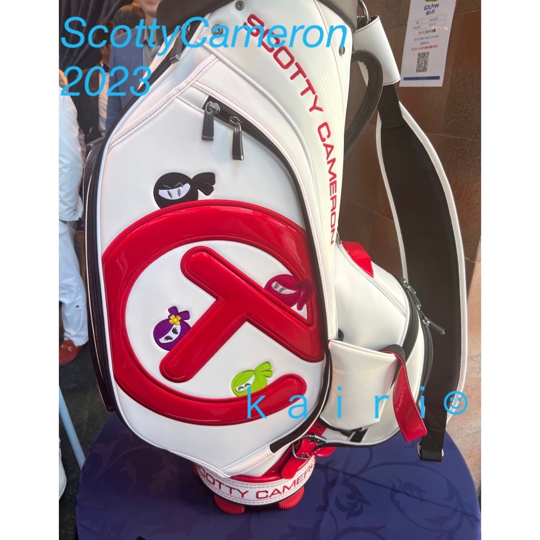 Scotty Cameron - サイン入り Japan tour限定キャディバッグ ホワイト