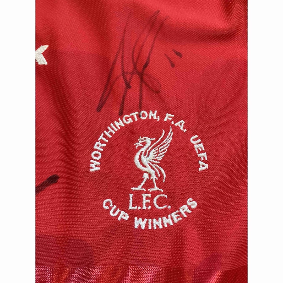 Reebok - 2000/2001リバプールUEFAカップ優勝記念サイン入り