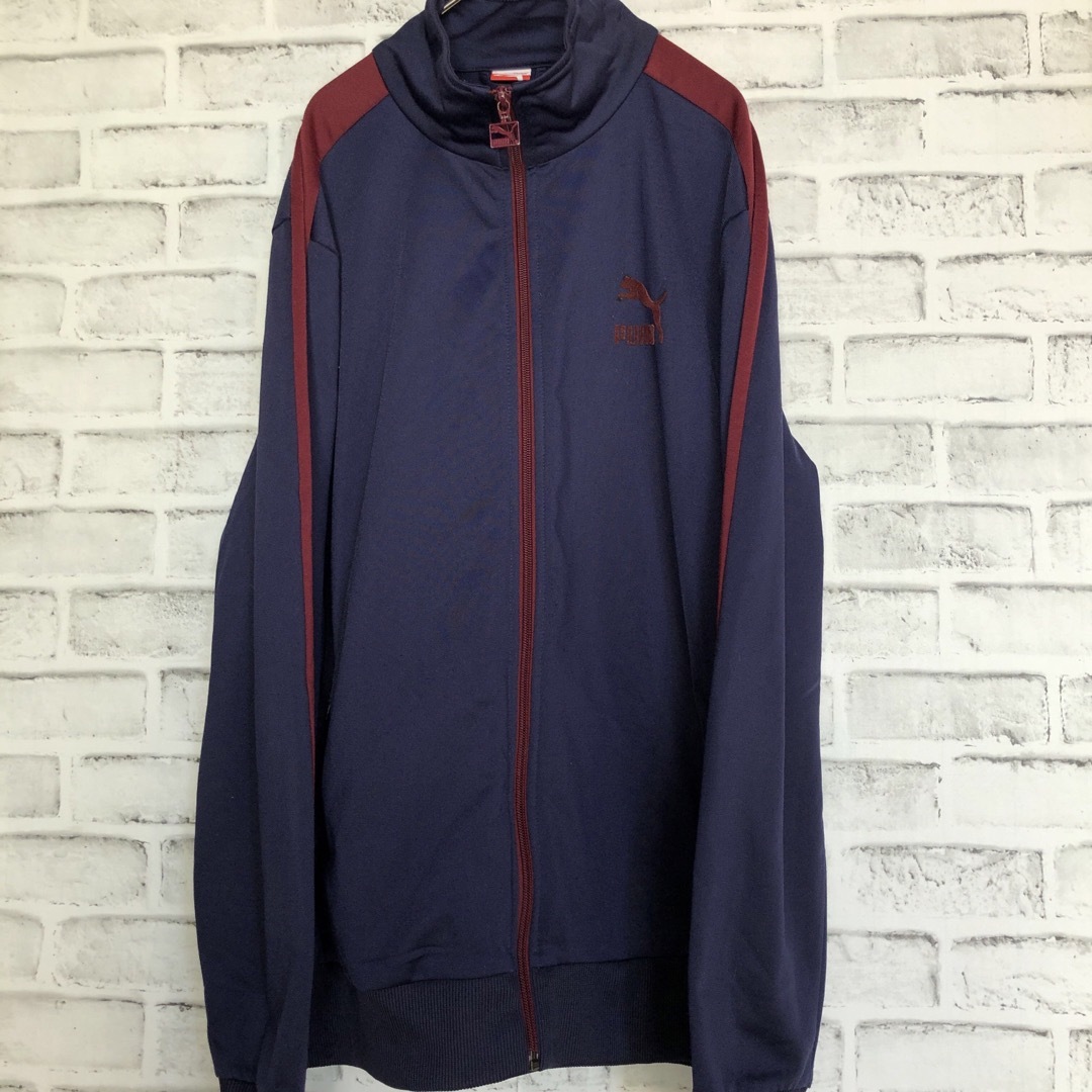 PUMA - XL⭐️PUMA トラックジャケット プーマロゴ ワインレッド