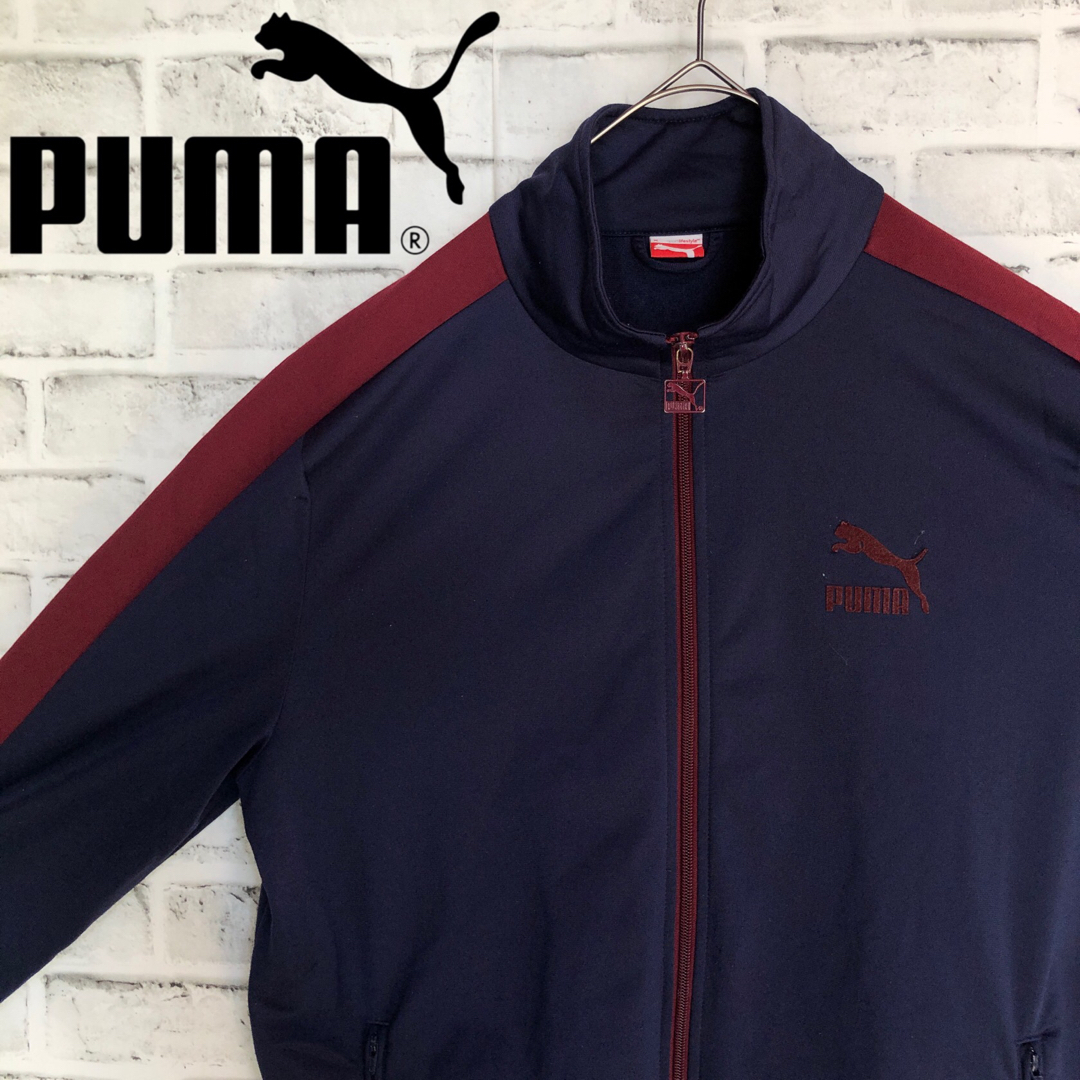 PUMA - XL⭐️PUMA トラックジャケット プーマロゴ ワインレッド