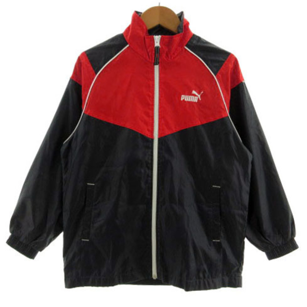 PUMA - PUMA ジャケット ウインドブレーカー ロゴ刺繍 配色 濃紺 赤 白