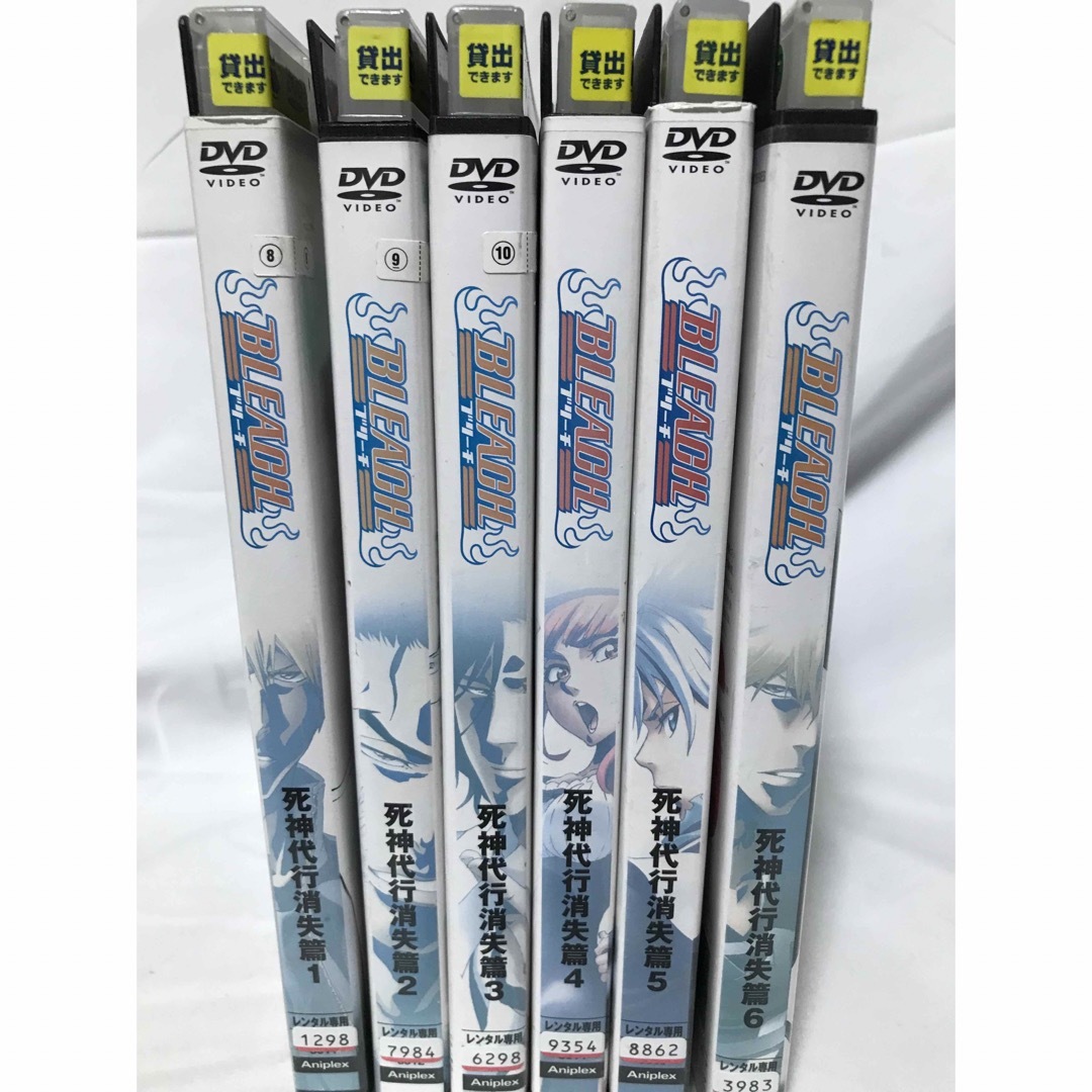 BLEACH ブリーチ 死神代行消失篇』DVD 全6巻セット 全巻セットの通販