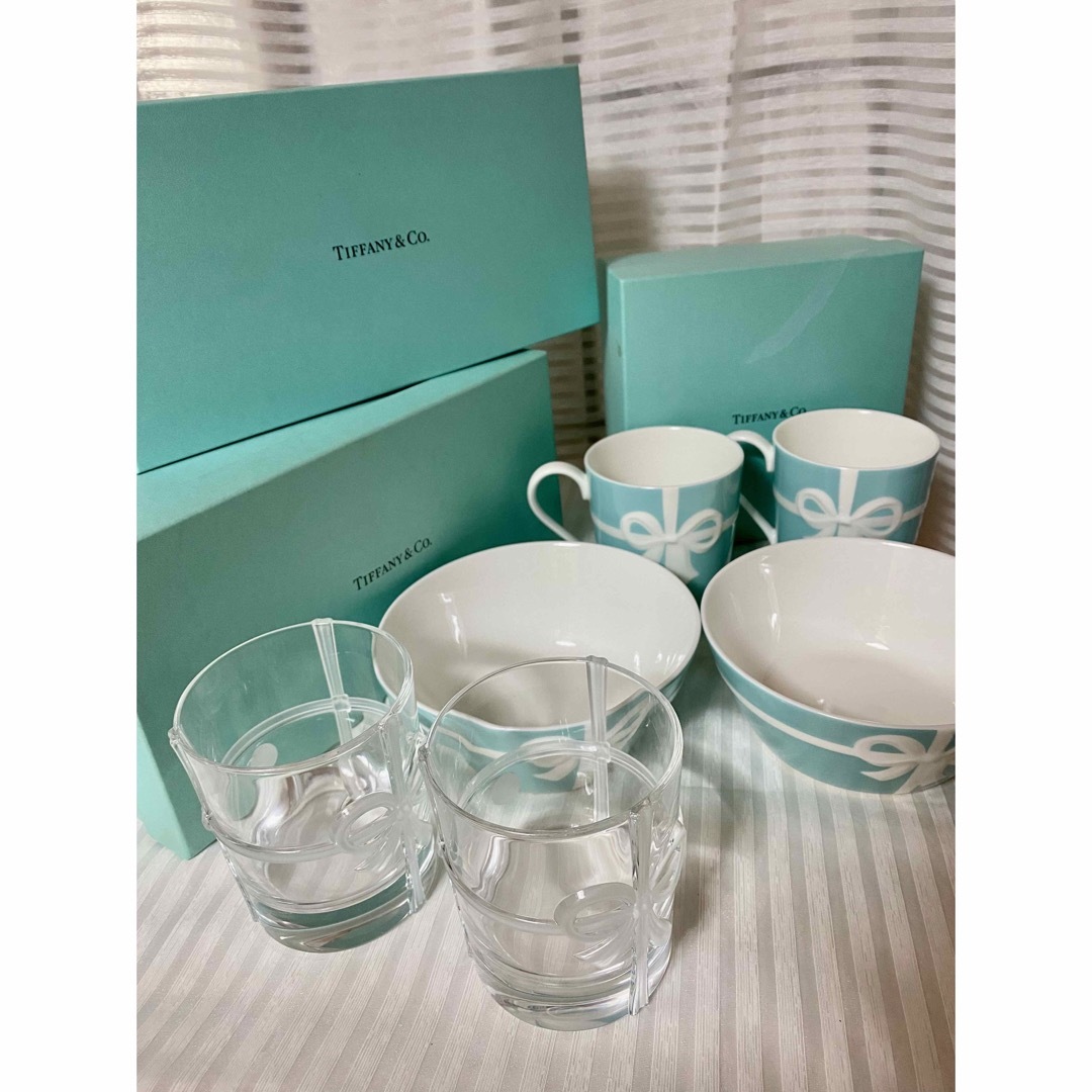 Tiffany & Co. - 新品 Tiffany& Co.ペア食器セット ボウル マグカップ