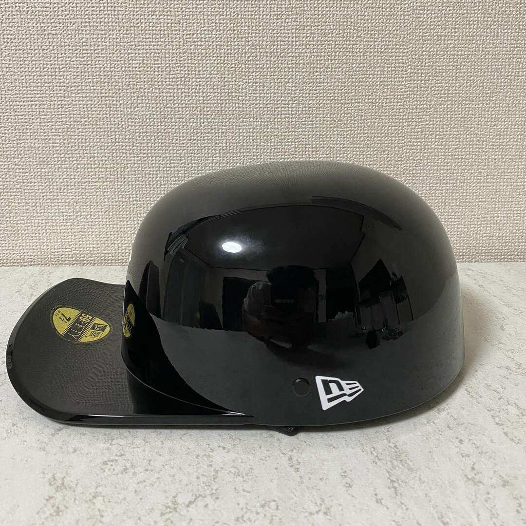 ニューエラ風 ヘルメット 半キャップ ベースボールキャップの通販 by