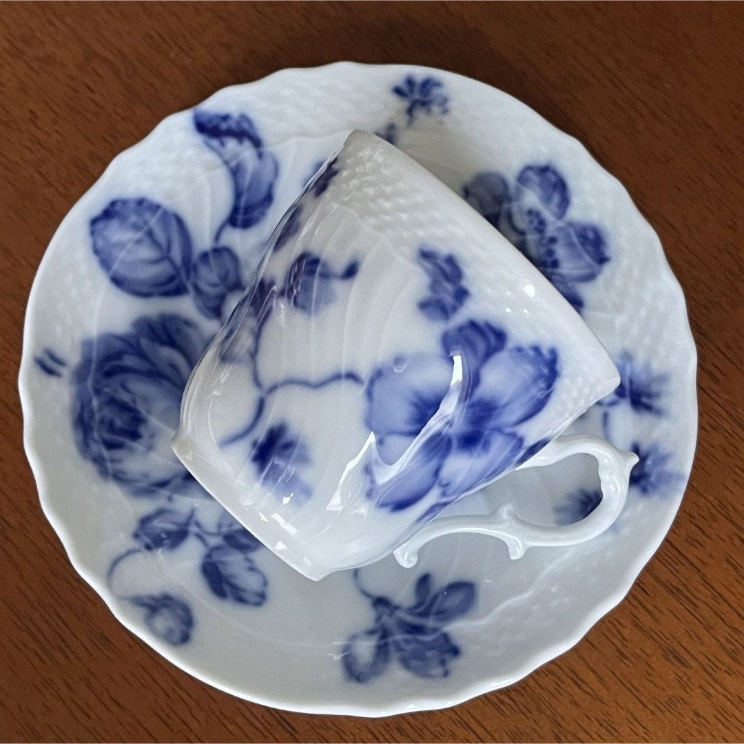 Richard Ginori - 【美品】リチャードジノリ☆ローズブルー☆C/S ペア