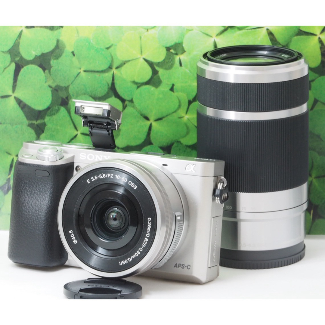 SONY - 【美品】Wifi搭載❤️軽量 ソニーα6000 2420万画素ダブルレンズ