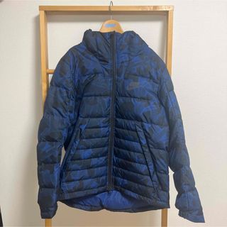 NIKE（ダウンジャケット ・ ブルー・ネイビー/青色系）のフリマ
