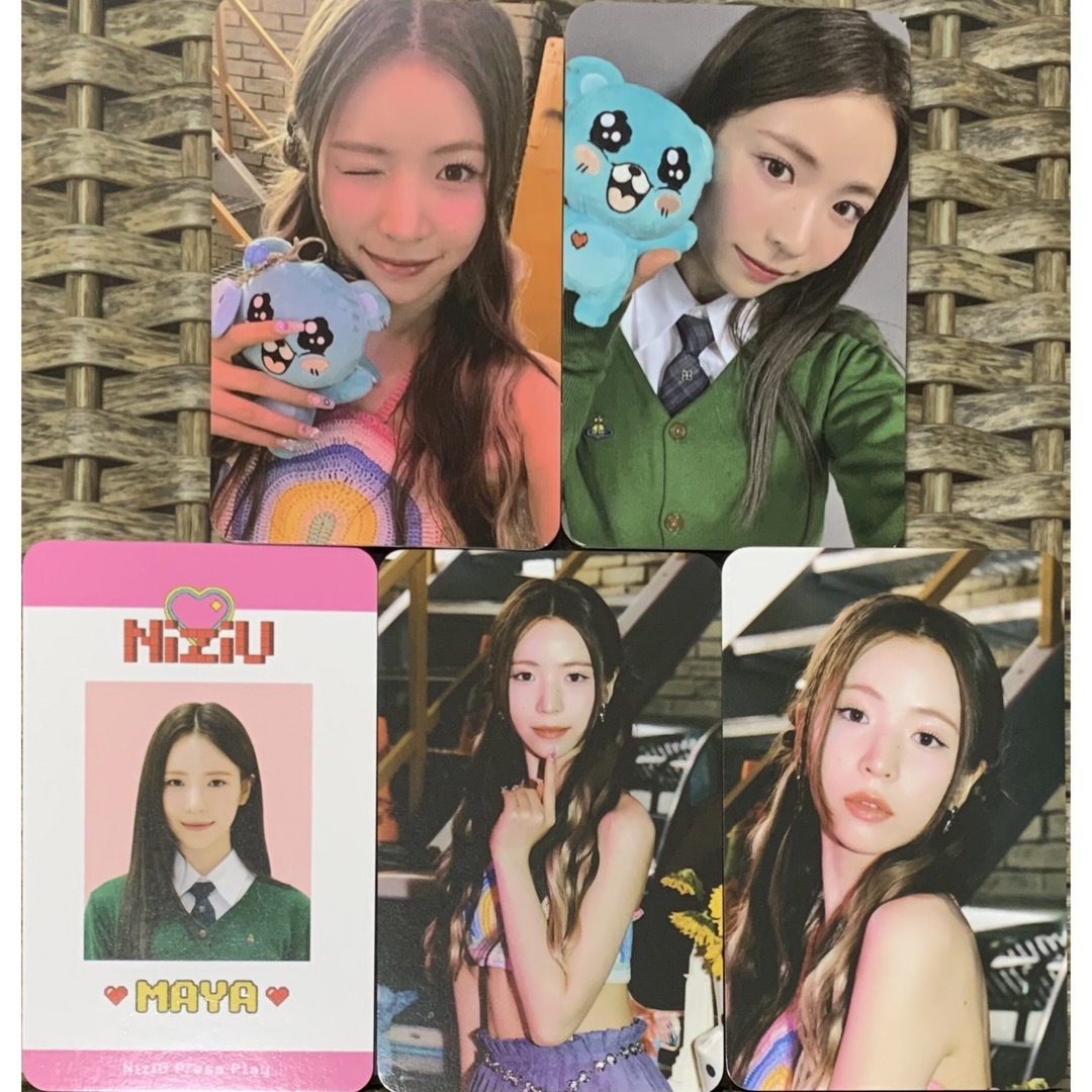 NiziU - NiziU Press Play HEARTRIS JYP グッズ トレカ マヤの通販 by