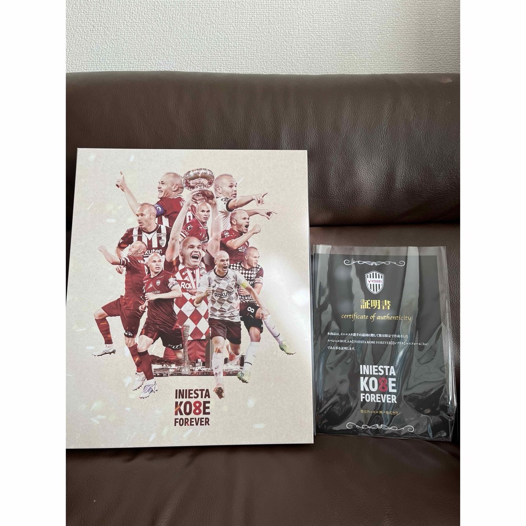 ヴィッセル神戸 非売品 優勝記念品 ユニフォーム.イニエスタワイン