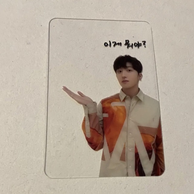 SF9 チャニ フォトプロップ トレカ シーグリ シーズングリーティングの