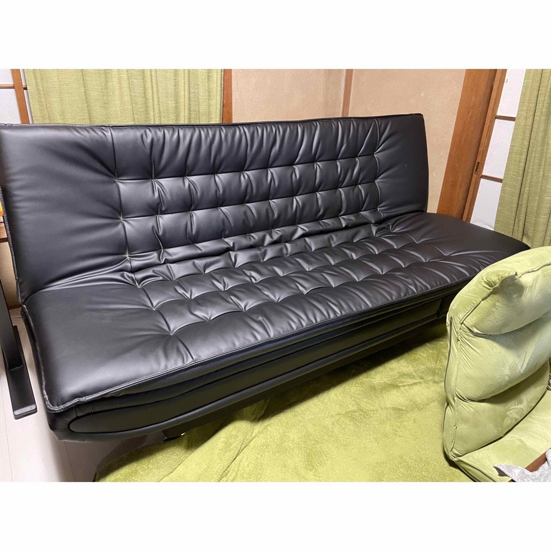 ニトリ - 【週末セール】ソファベッド(Nシールド ロック2 RC BK