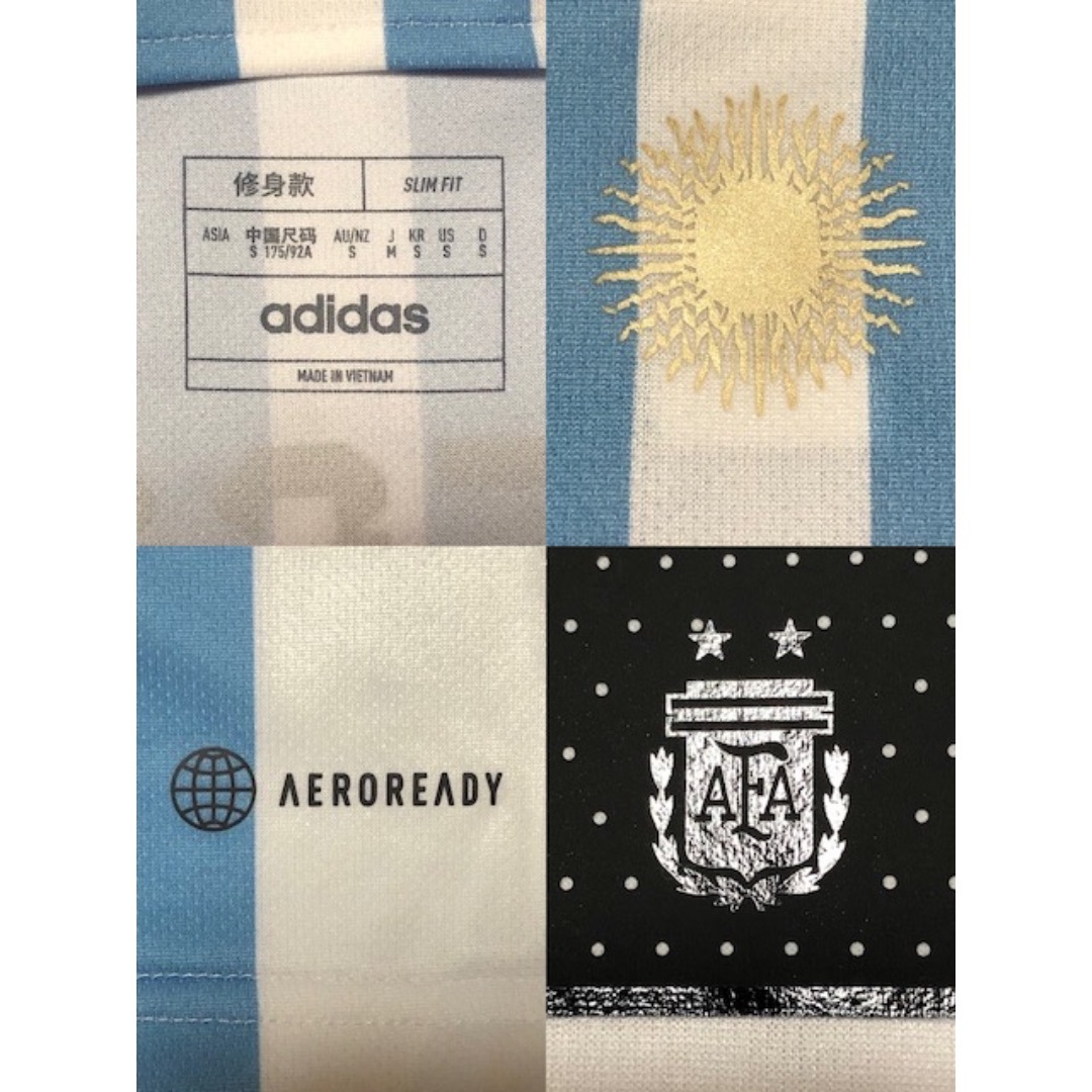 adidas - アルゼンチン代表 2022 #10 メッシ Mサイズ ユニフォーム 2枚