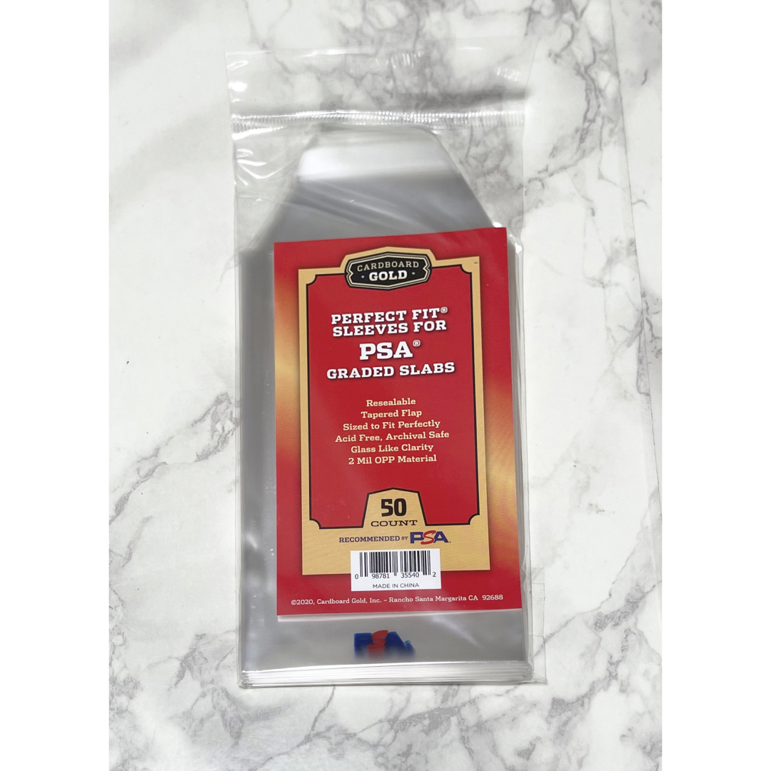 50枚セット 公式PSA スリーブ ロゴ入り PSA鑑定ケース専用 新品未開封