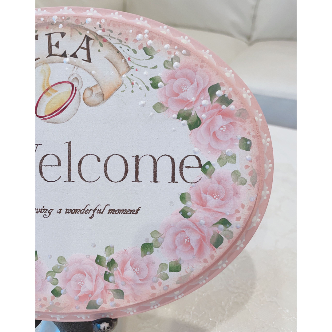 薔薇 ウェルカムボード トールペイント作品の通販 by shop｜ラクマ