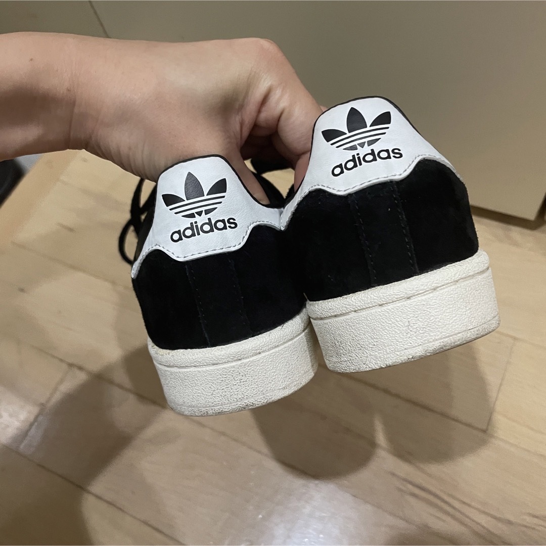 adidas - adidas アディダス キャンパス 黒 23.5の通販 by みっち's