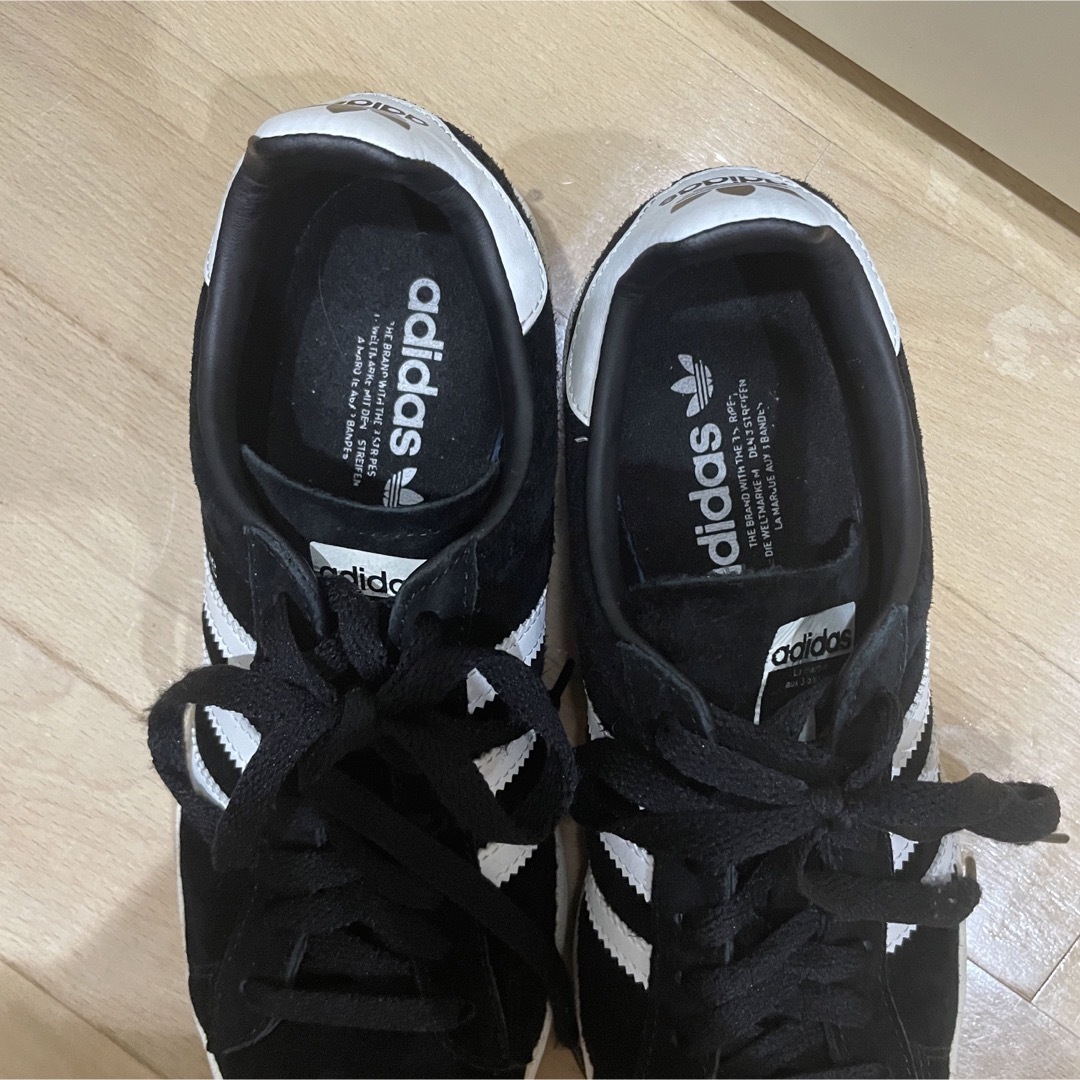 adidas - adidas アディダス キャンパス 黒 23.5の通販 by みっち's