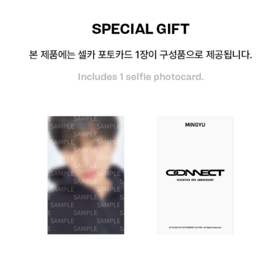 SEVENTEEN - 【新品未開封】SEVENTEEN 8周年 ピアス ミンギュ MINGYUの