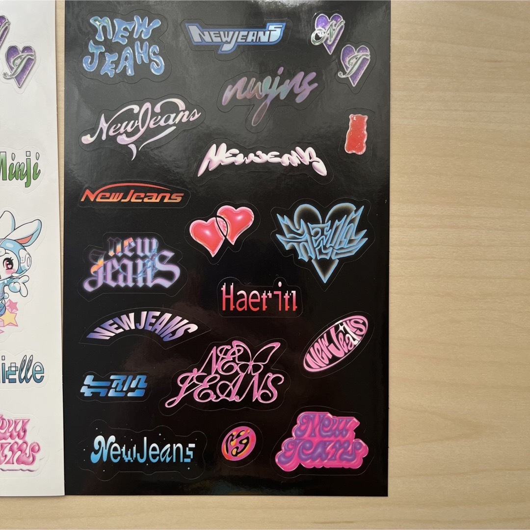 newjeans ニュージーンズ ステッカー3種セットの通販 by ☺︎｜ラクマ