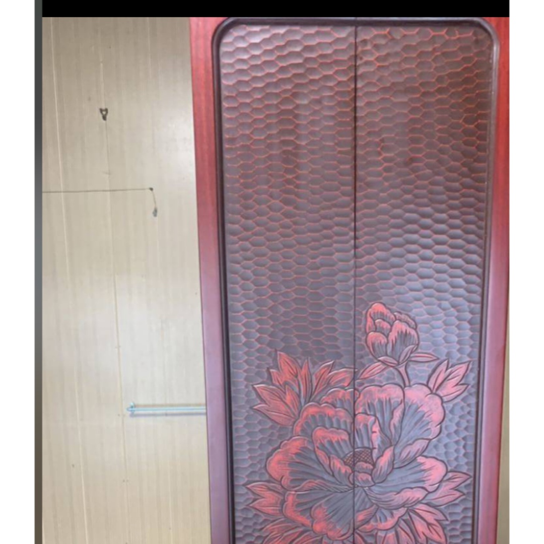 鎌倉彫 三面鏡ドレッサー 超お安くお買い得 昭和レトロの宝物 早い者