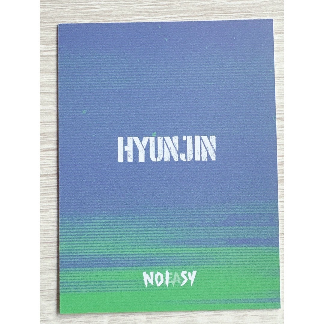 Straykids スキズ NOEASY 黒衣装 フォトカード ヒョンジンの通販 by