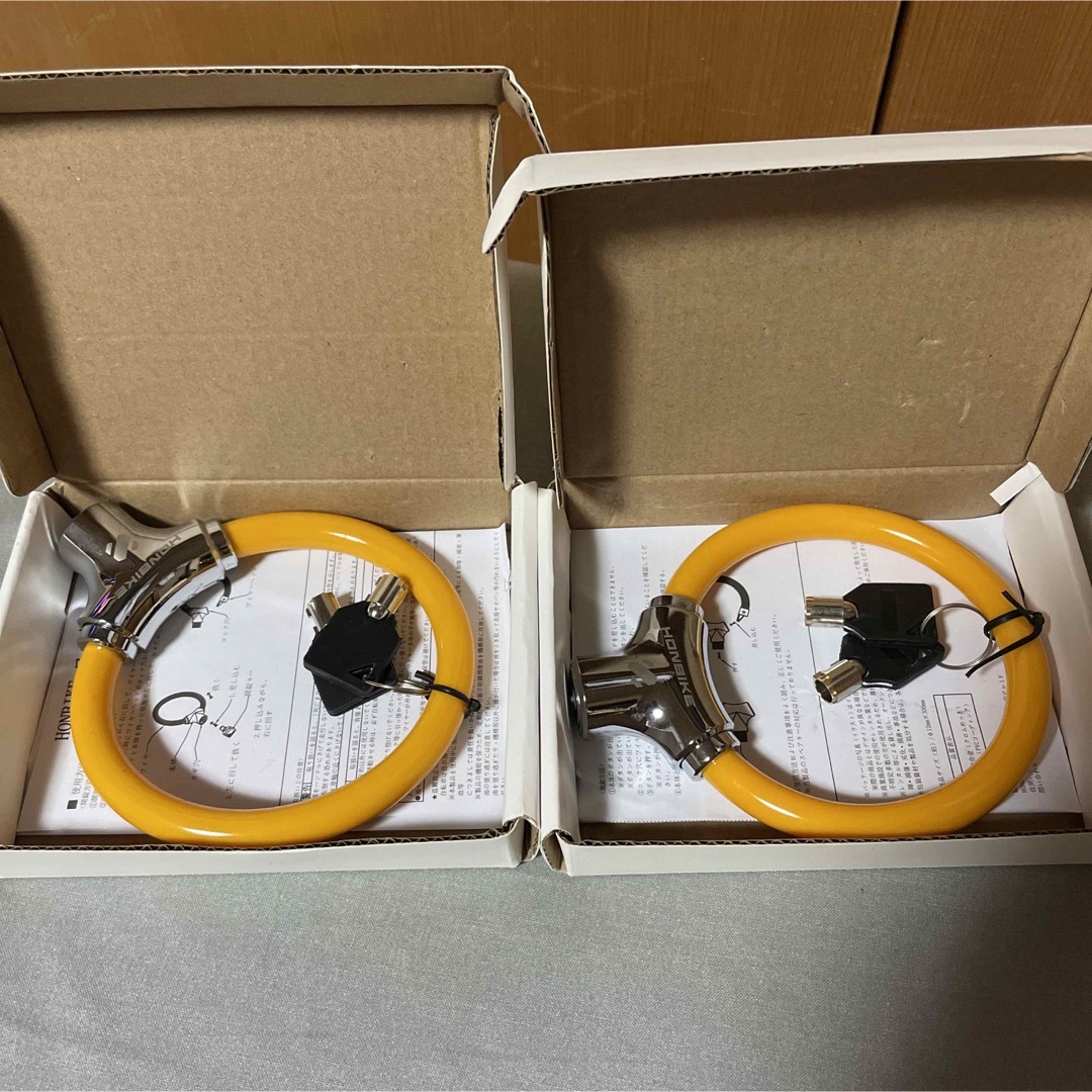 ☆新品未使用☆2本セット☆HONBIKE LOCK☆ホンバイクロック☆自転車