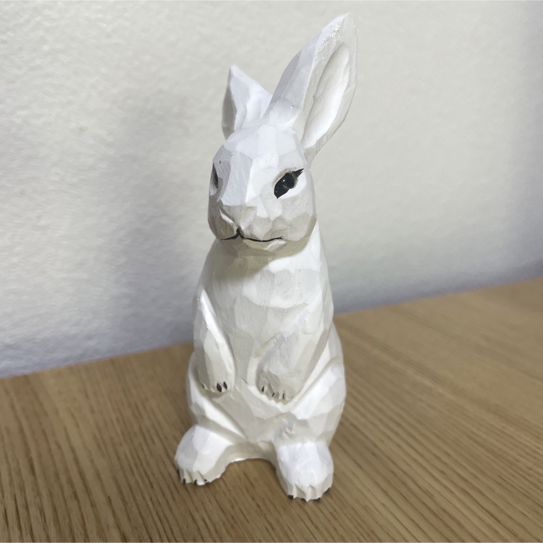 新品 サリュ 餅つきうさぎオブジェ お月見 4点 お月見】餅つきうさぎ