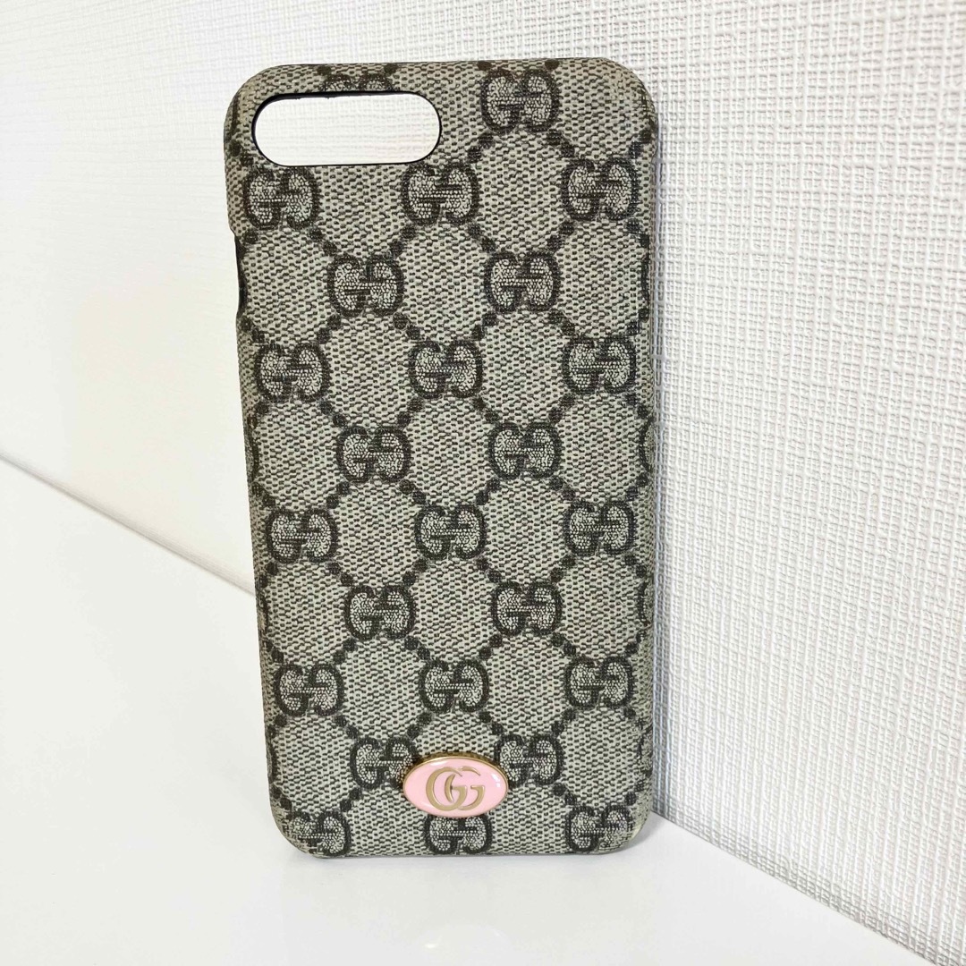 GUCCI - GUCCI グッチ iPhoneケース GGスプリーム ブラウン 茶色