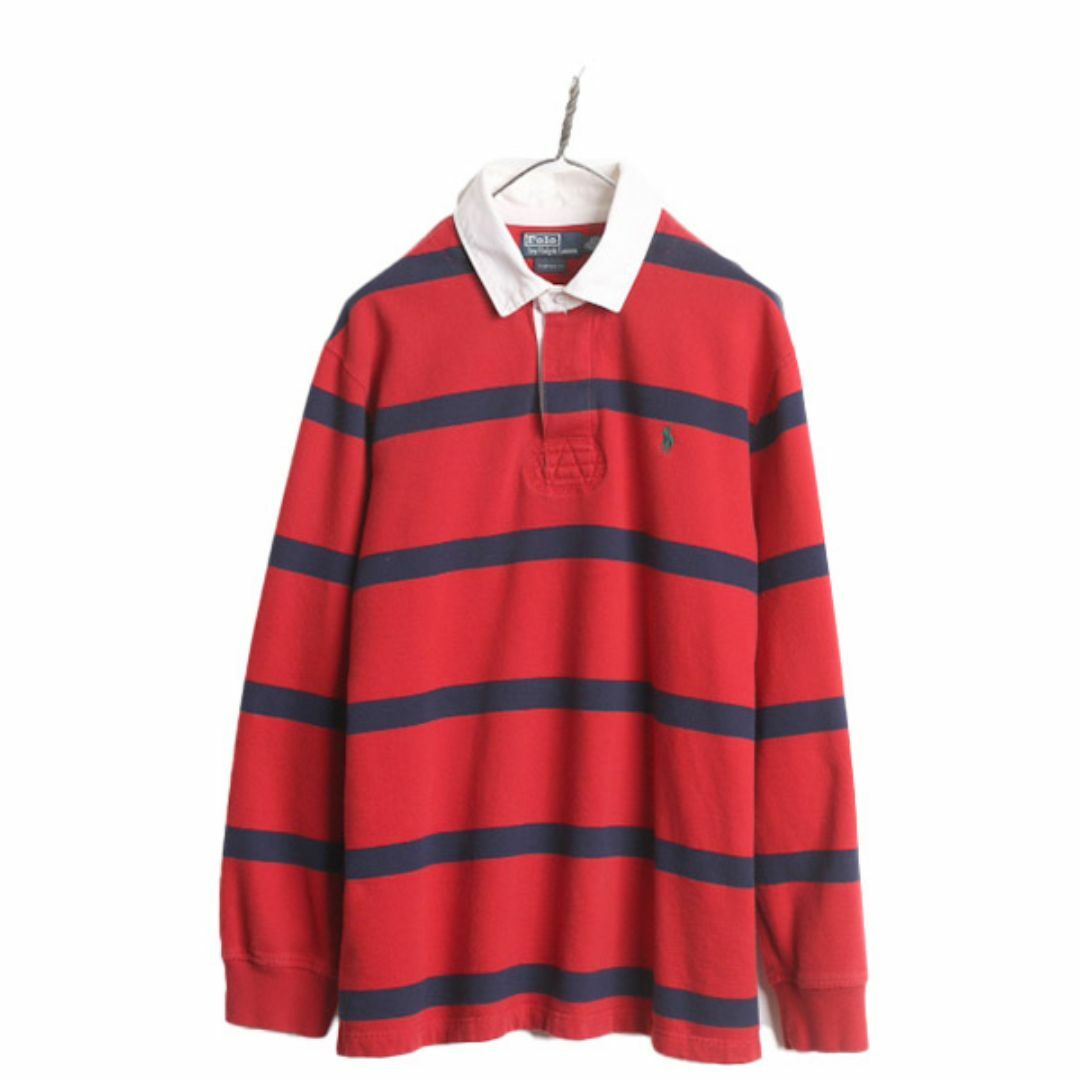 Ralph Lauren - 90s ポロ ラルフローレン ボーダー スウェット ラガー