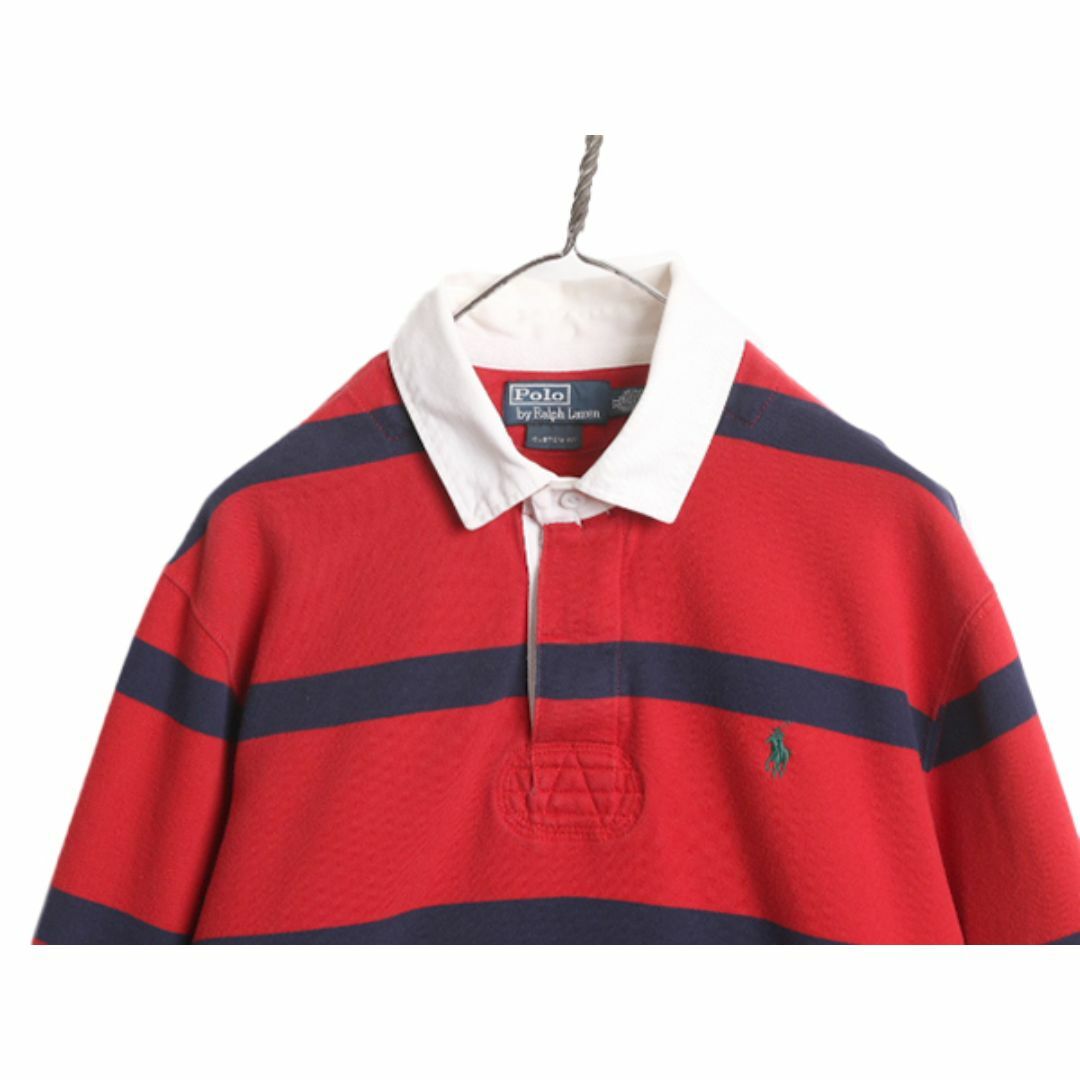 Ralph Lauren - 90s ポロ ラルフローレン ボーダー スウェット ラガー