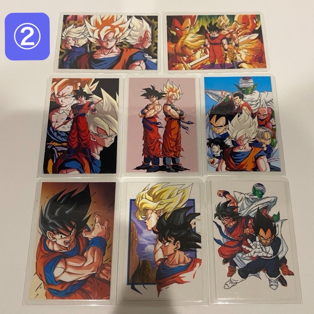ドラゴンボール - ②ドラゴンボールZ ラミネートカード8枚セット 90